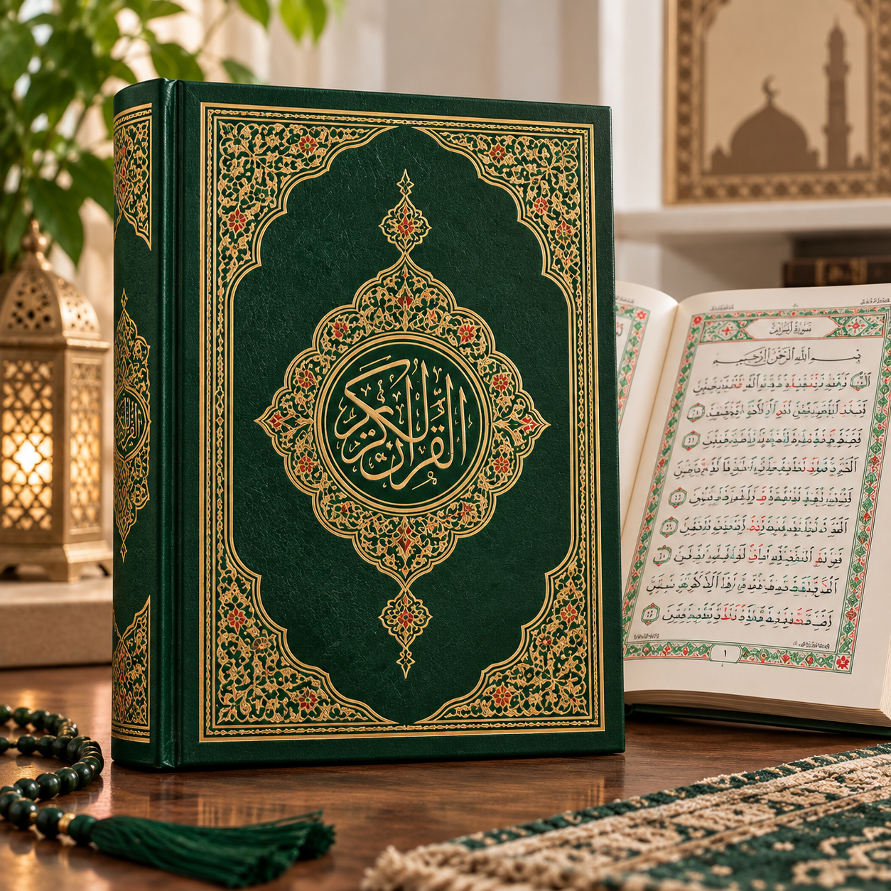 Der Koran mit Tajwid – Grün